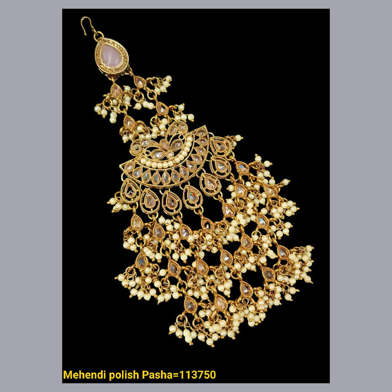 Padmawati Bangles Gold Plated Crystal Stone Pasa