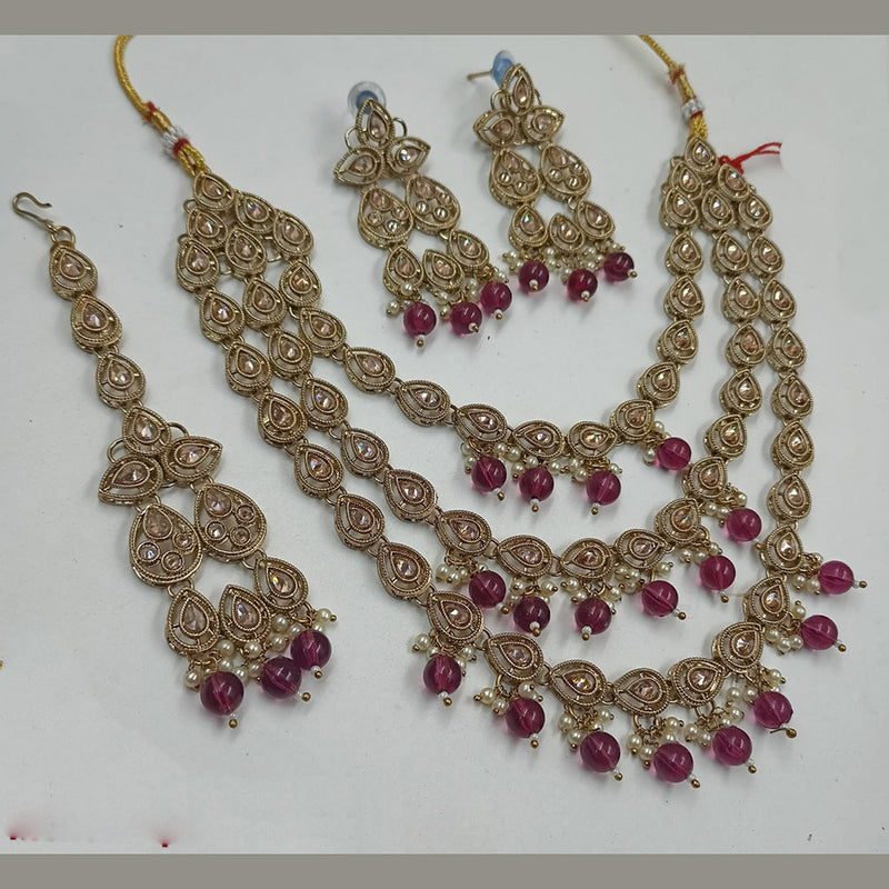 Padmawati Bangles Mehndi Polish Necklace Set