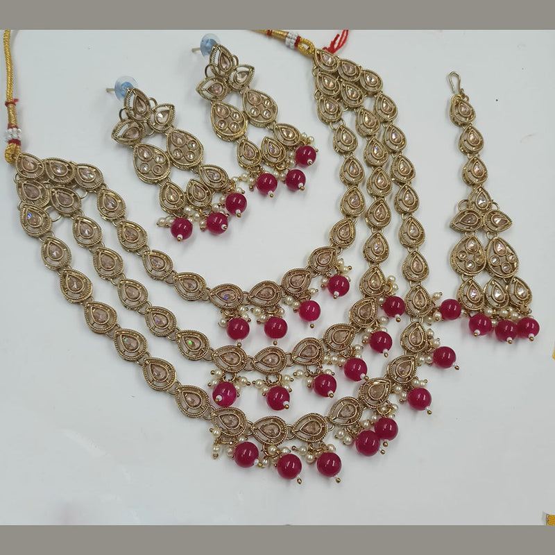 Padmawati Bangles Mehndi Polish Necklace Set