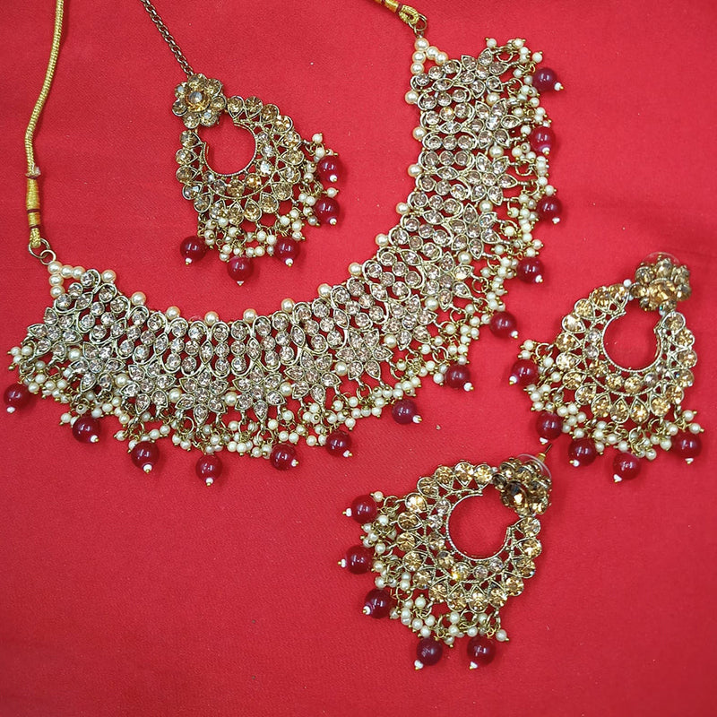Padmawati Bangles Austrian Stone Necklace Set