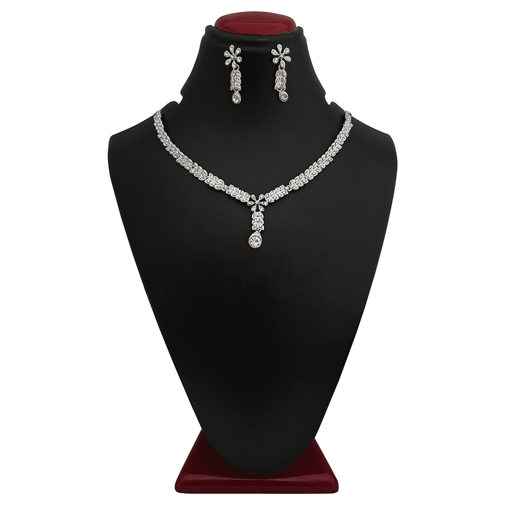 Midas Touch Silver Plated Necklace Set