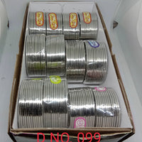 Shree Asha Bangles Full Box Silver Plated Bangles Set