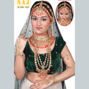 Neetu Art Gold Plated Kundan Bridal Jewellery Set for Women