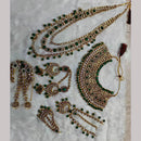 Neetu Art Gold Plated Kundan Bridal Jewellery Set for Women