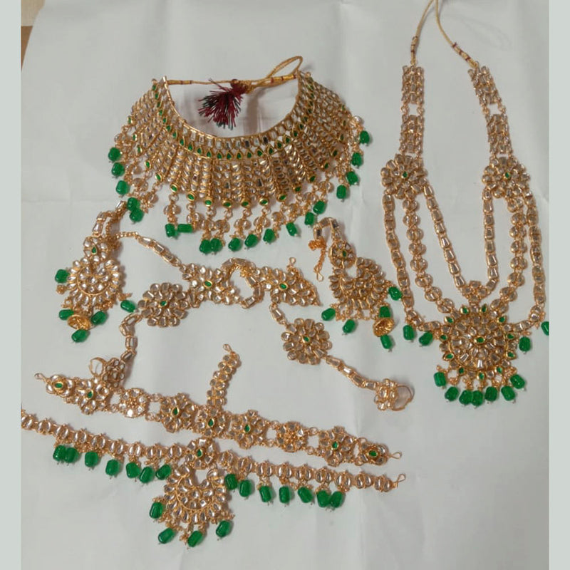 Neetu Art  Kundan Stone Bridal Jewellery Set for Women