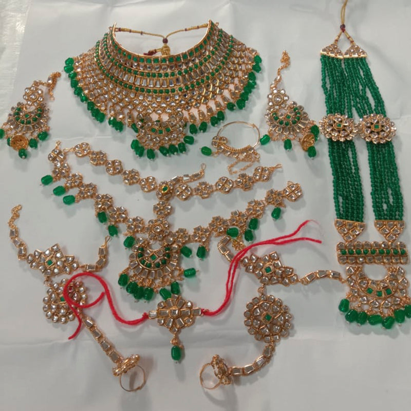 Neetu Art Gold Plated Bridal Jewellery Set