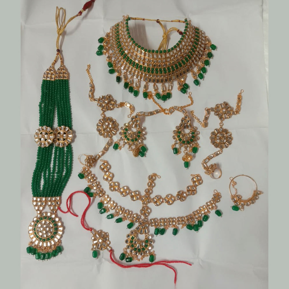 Neetu Art Gold Plated Bridal Jewellery Set