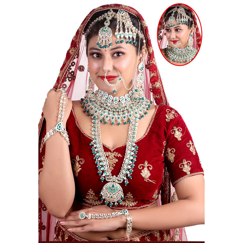 Neetu Art Gold Plated Bridal Jewellery Set