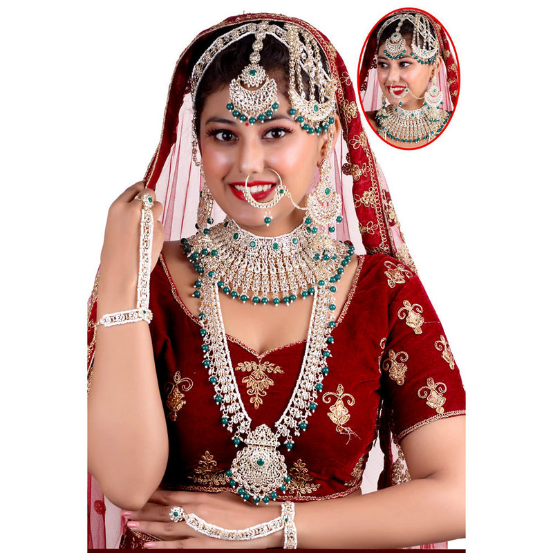 Neetu Art Gold Plated Bridal Jewellery Set