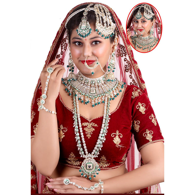 Neetu Art Gold Plated Bridal Jewellery Set