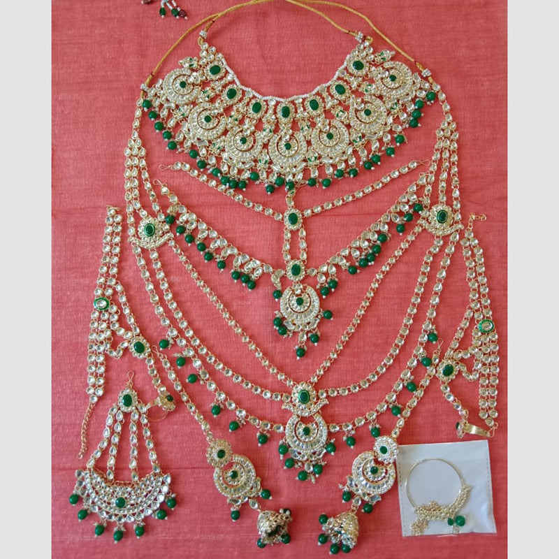 Neetu Art Gold Plated Bridal Necklace Set