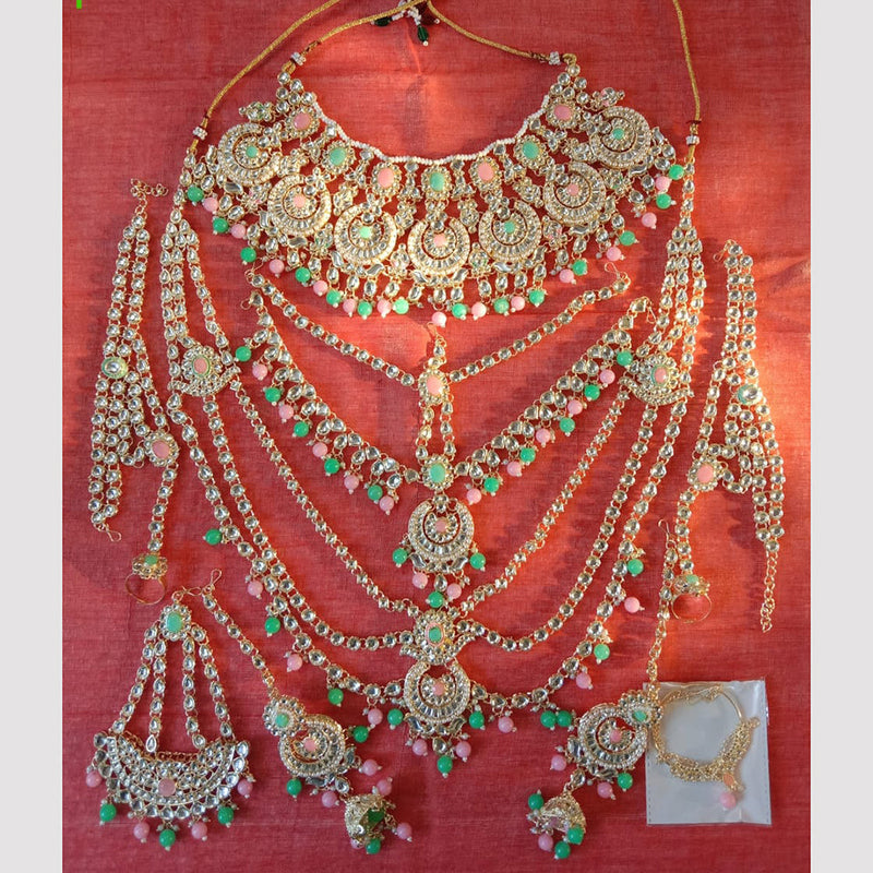 Neetu Art Gold Plated Bridal Necklace Set