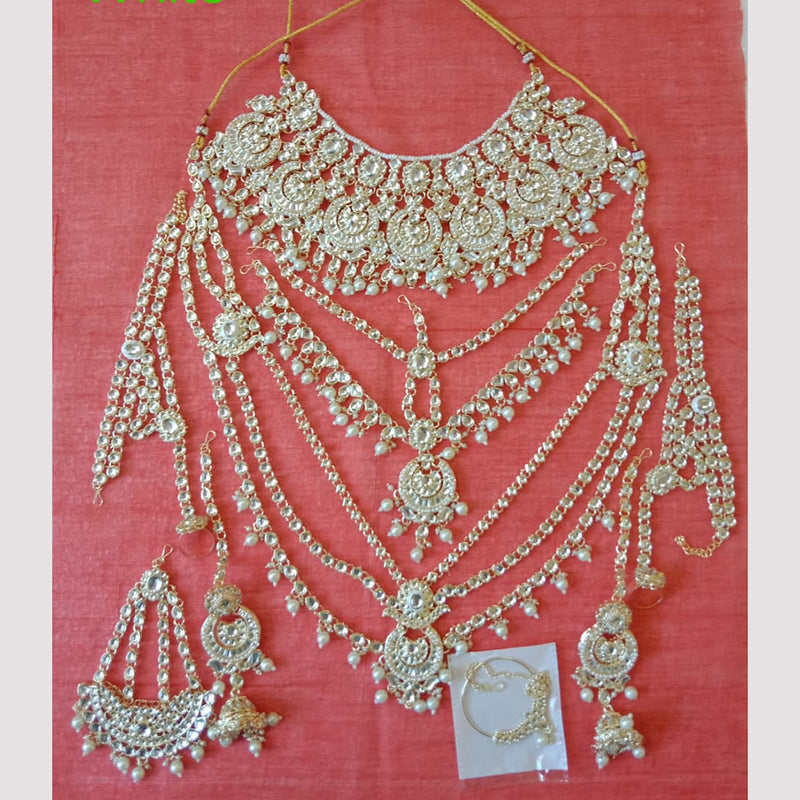 Neetu Art Gold Plated Bridal Necklace Set