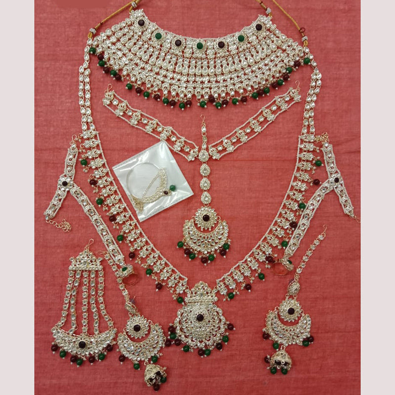 Neetu Art Gold Plated Bridal Necklace Set