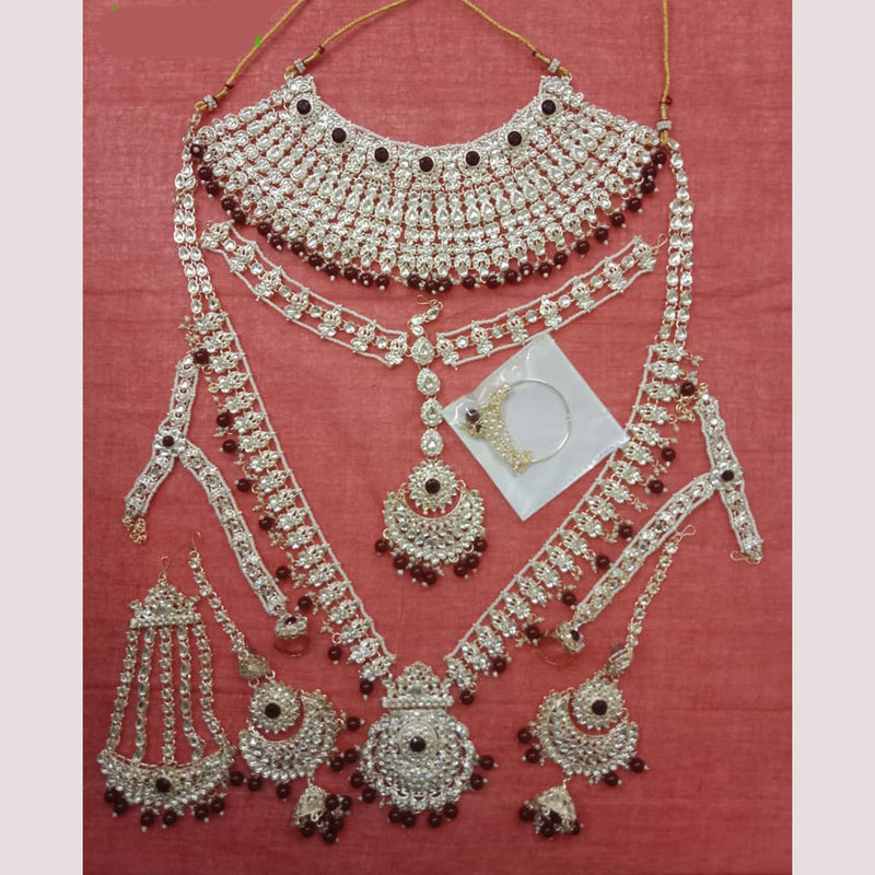 Neetu Art Gold Plated Bridal Necklace Set