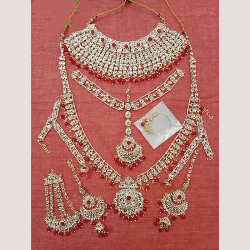 Neetu Art Gold Plated Bridal Necklace Set