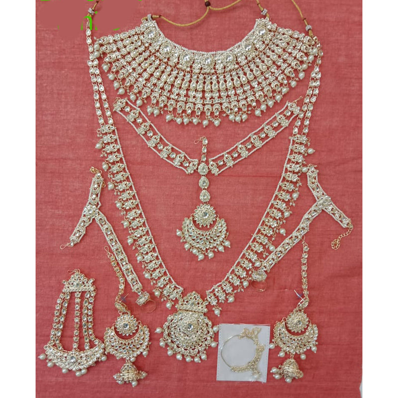 Neetu Art Gold Plated Bridal Necklace Set