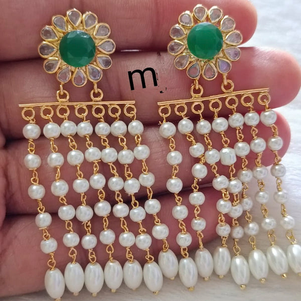 Manisha Jewellery Pearl Floral Earrings