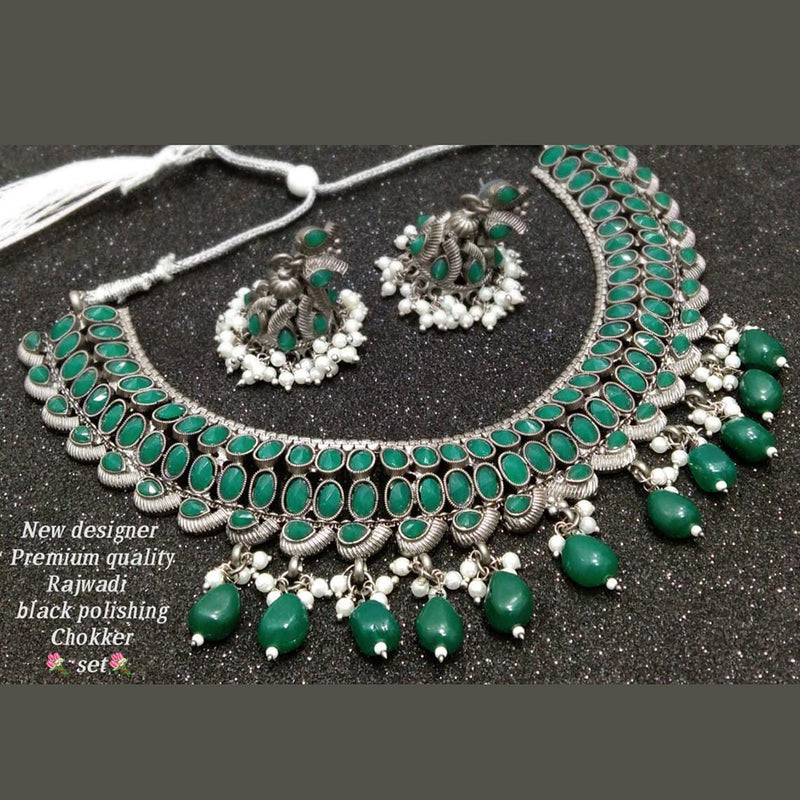 Manisha Jewellery Oxidised Necklace Set