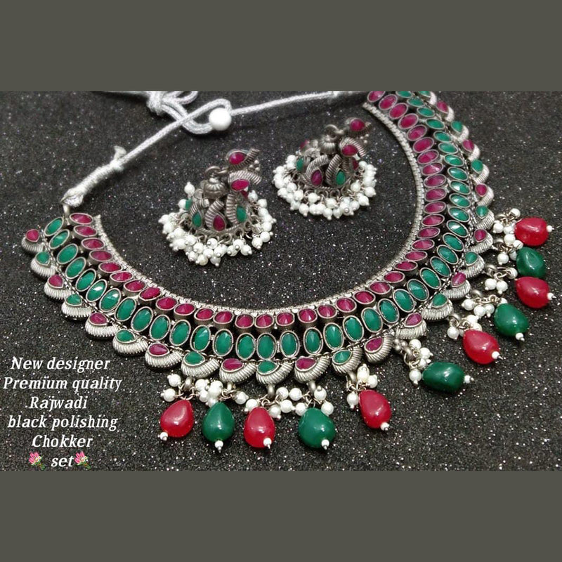 Manisha Jewellery Oxidised Necklace Set