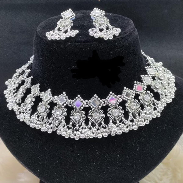 Manisha Jewellery Oxidised Choker Necklace Set