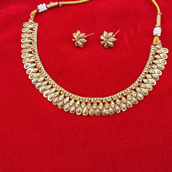 Manisha Jewellery Gold Plated Necklace Set