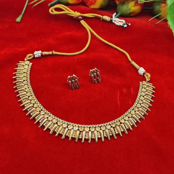 Manisha Jewellery Gold Plated Necklace Set