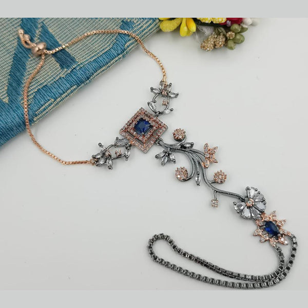 Manisha Jewellery 2Tone Plated Hand Harness/Hath Panja
