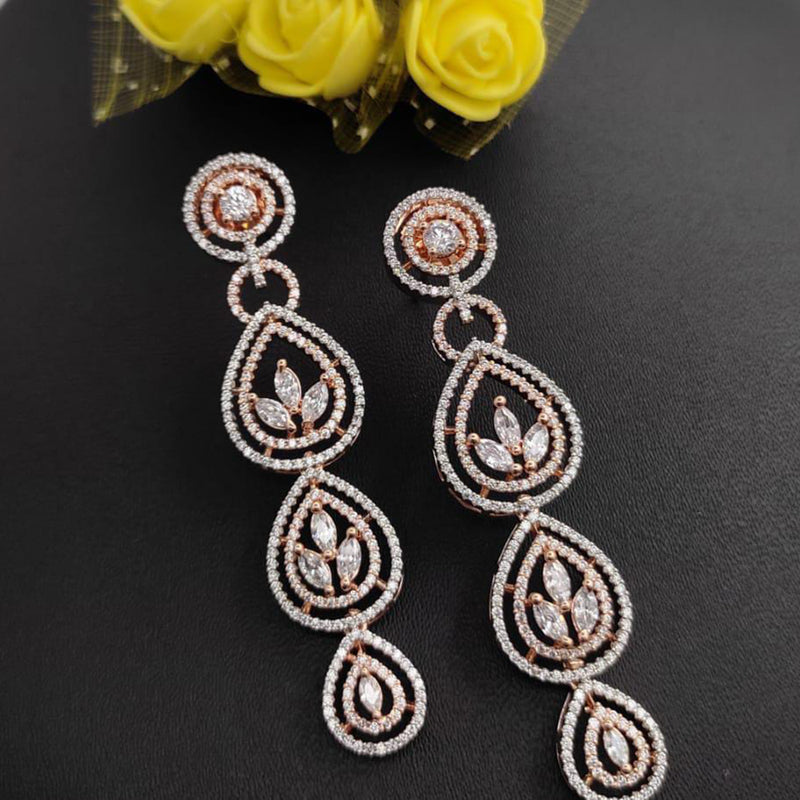 Manisha Jewellery American Diamond Earrings