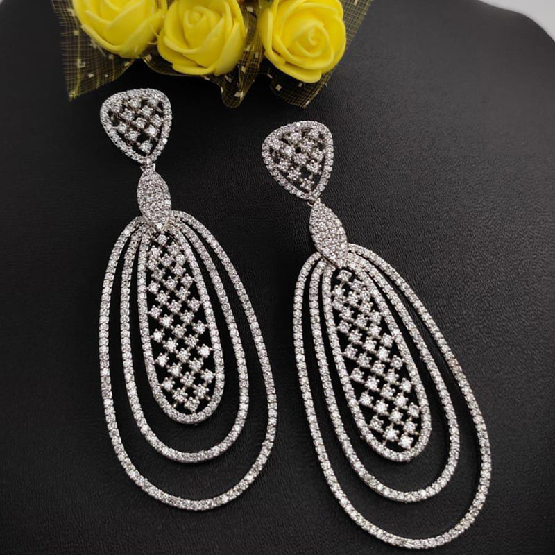 Manisha Jewellery American Diamond Earrings