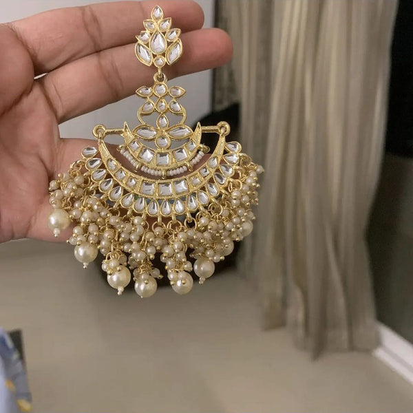 Manisha Jewellery Gold Plated Kundan Earrings