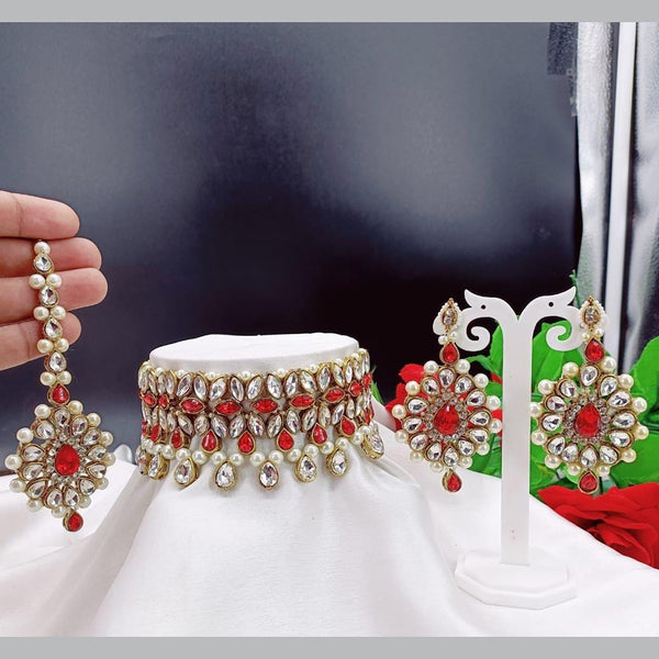Manisha Jewellery Austrian Stone Choker Necklace Set