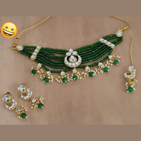 Manisha Jewellery Kundan Choker Necklace Set