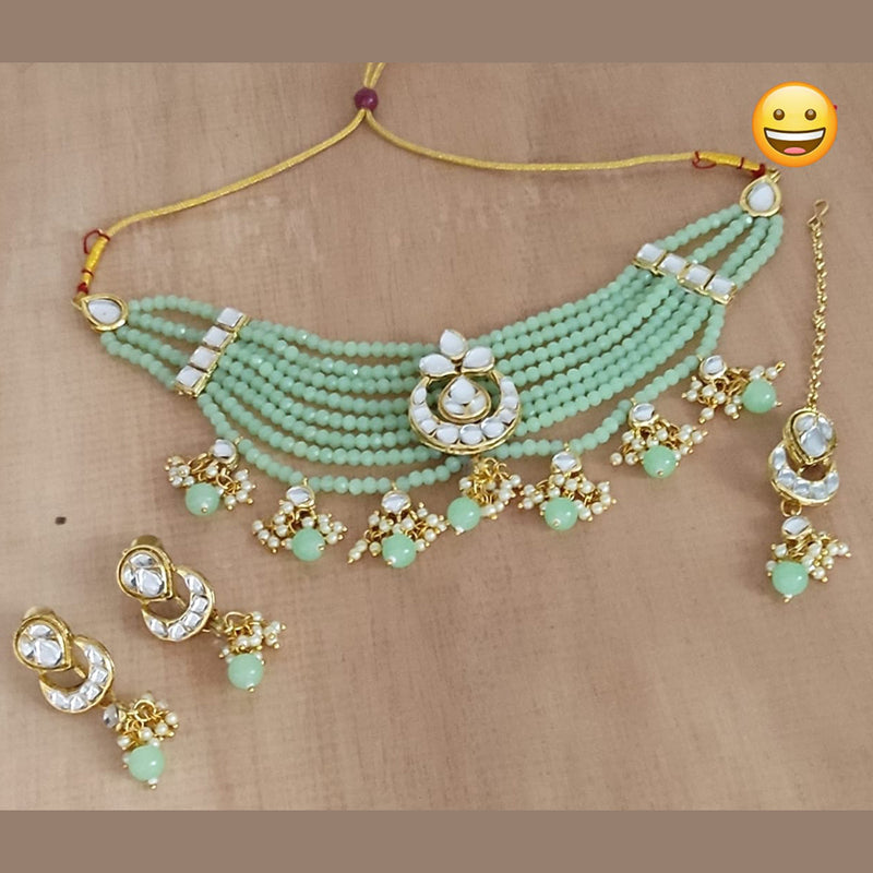 Manisha Jewellery Kundan Choker Necklace Set