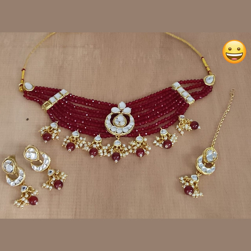 Manisha Jewellery Kundan Choker Necklace Set