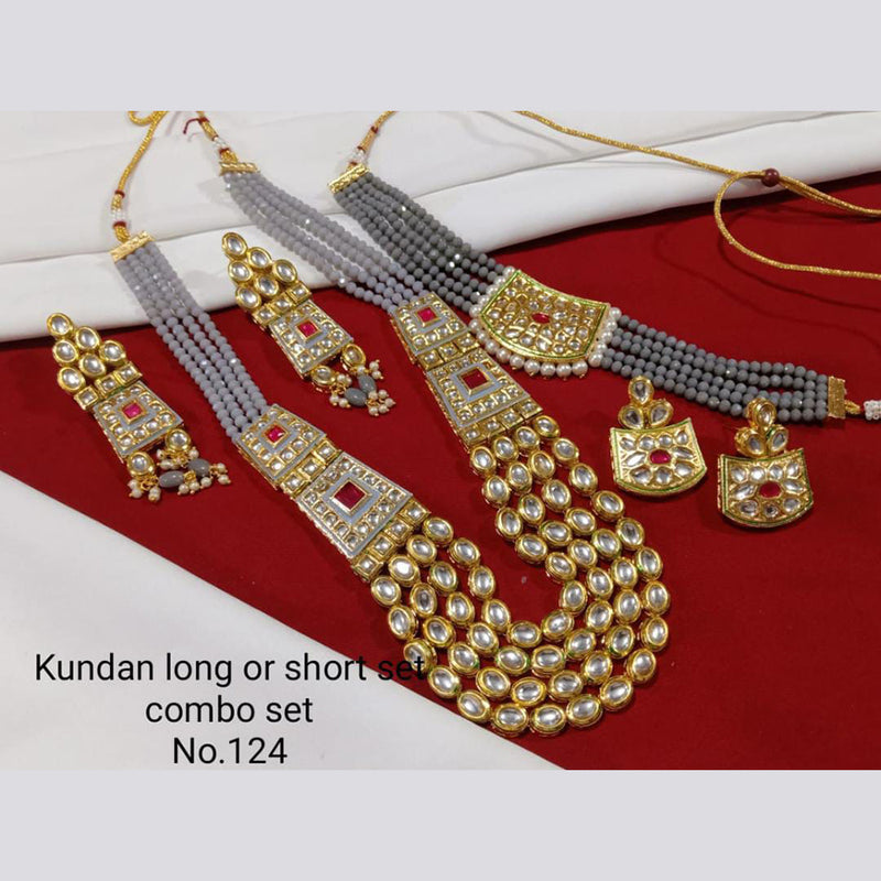 Manisha Jewellery Choker And Long Necklace Set