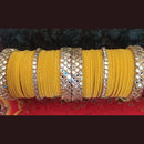 Manisha Gold Plated Velvet Bangles Set