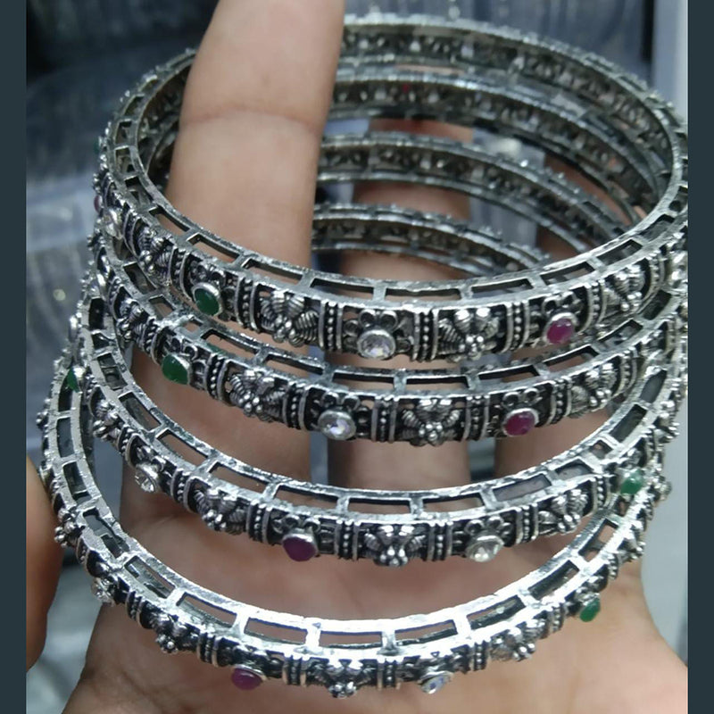 Manisha Jewellery Oxidised Bangles Set