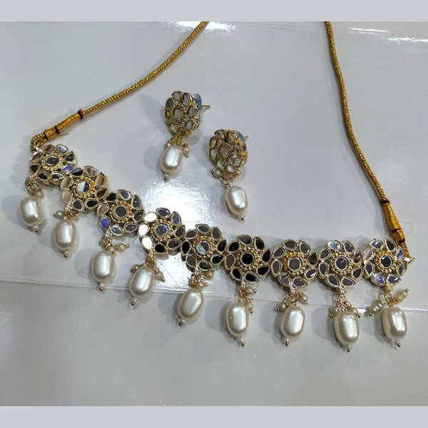 Manisha Jewellery Mirror & Beads Necklace Set