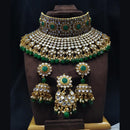 Manisha Jewellery Kundan Stone & Beads Necklace Set