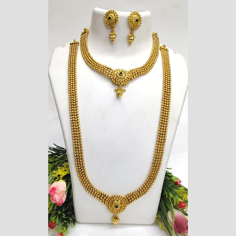 Manisha Jewellery Gold Plated Bridal Jewellery Set