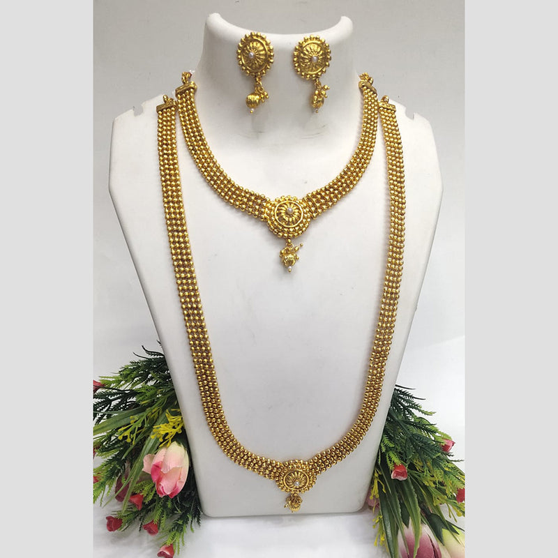 Manisha Jewellery Gold Plated Bridal Jewellery Set