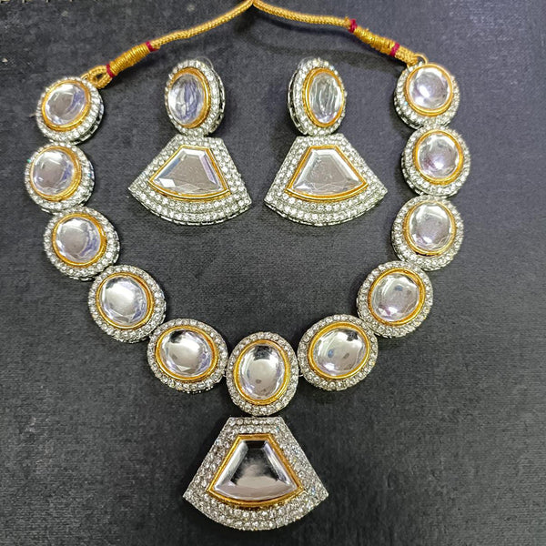 Manisha Jewellery Austrian Stone Gold Plated Necklace Set