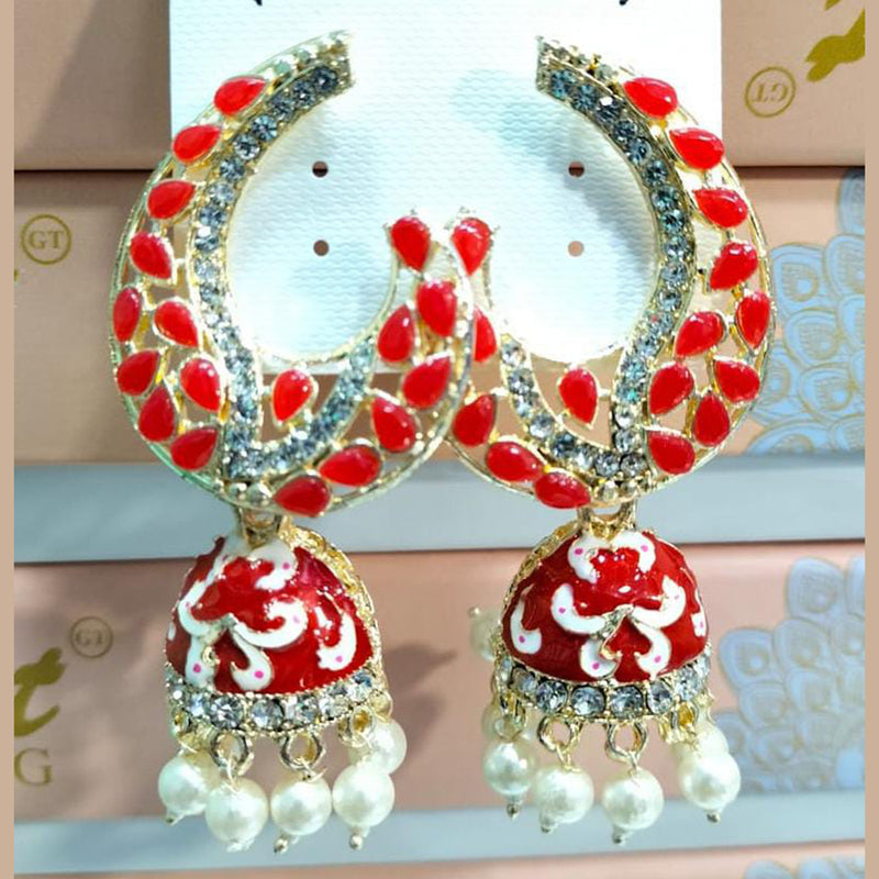 Manisha Jewellery Gold Plated Kundan Stone Dangler Earrings