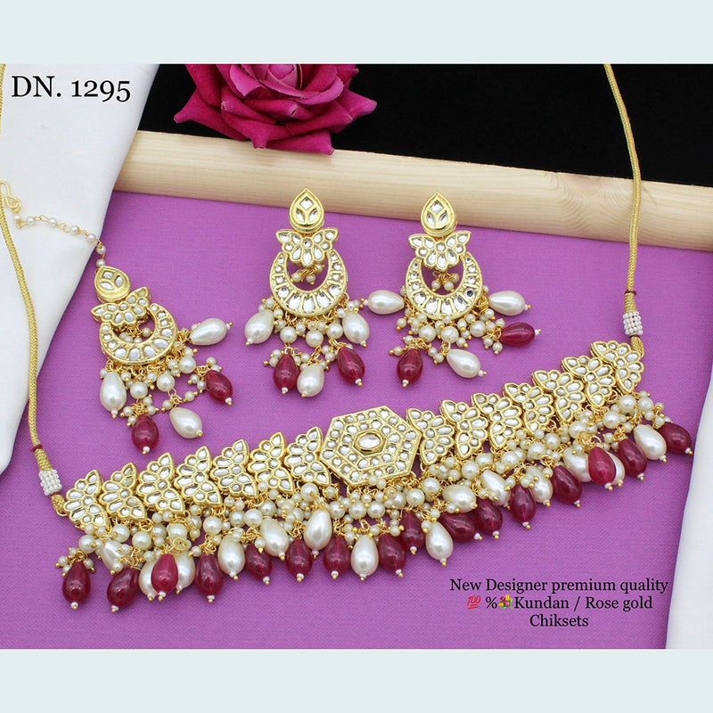 Manisha Jewellery Kundan Choker Necklace Set