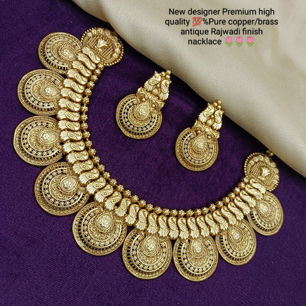 Manisha Jewellery Gold Plated Traditional Necklace Set