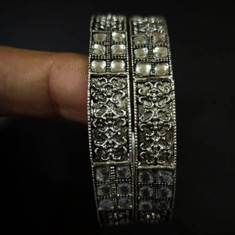 Manisha Jewellery Oxidised Plated Bangles Set