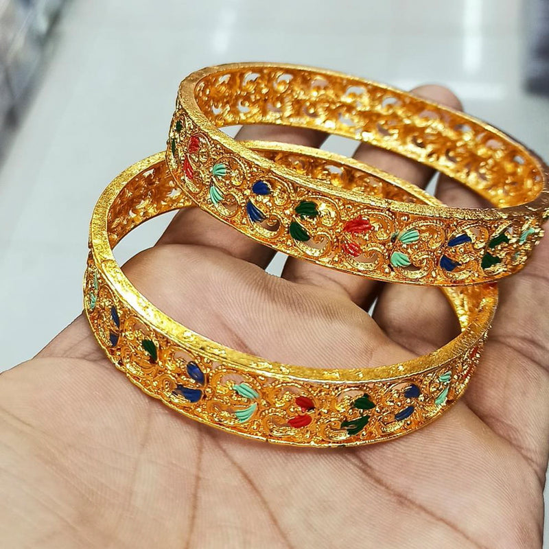 Manisha Jewellery Gold Plated Bangles Set