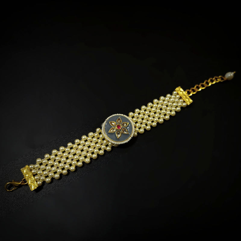 Manisha Jewellery Kundan Stone Stylish Bracelet