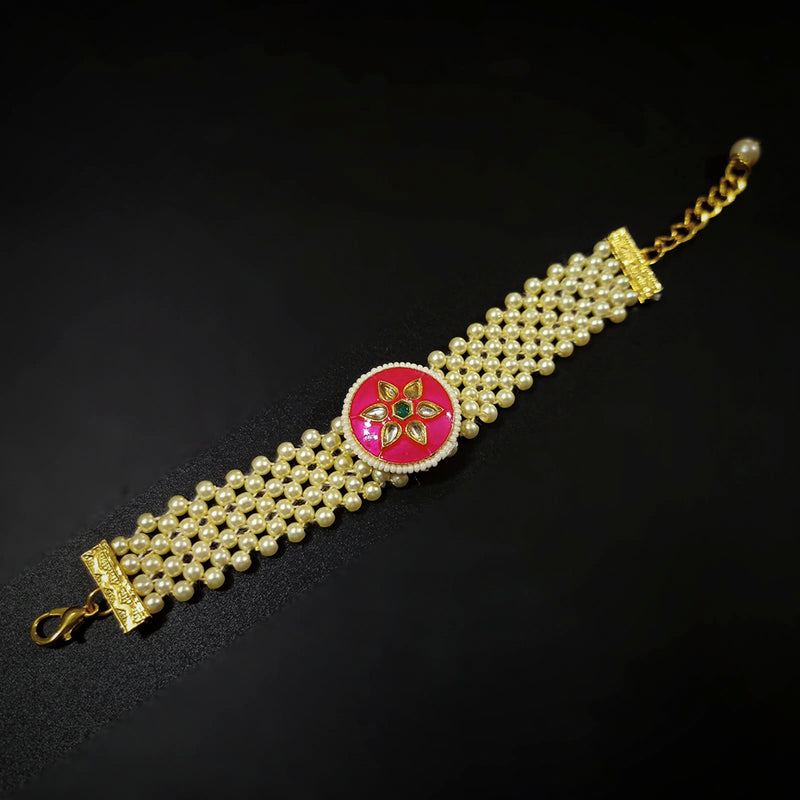 Manisha Jewellery Kundan Stone Stylish Bracelet